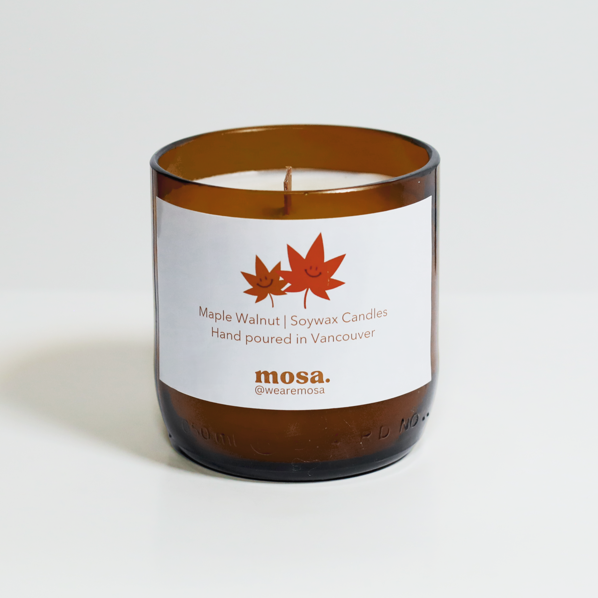 MOSA Maple Walnut Soy Candle — official supplier photograph
