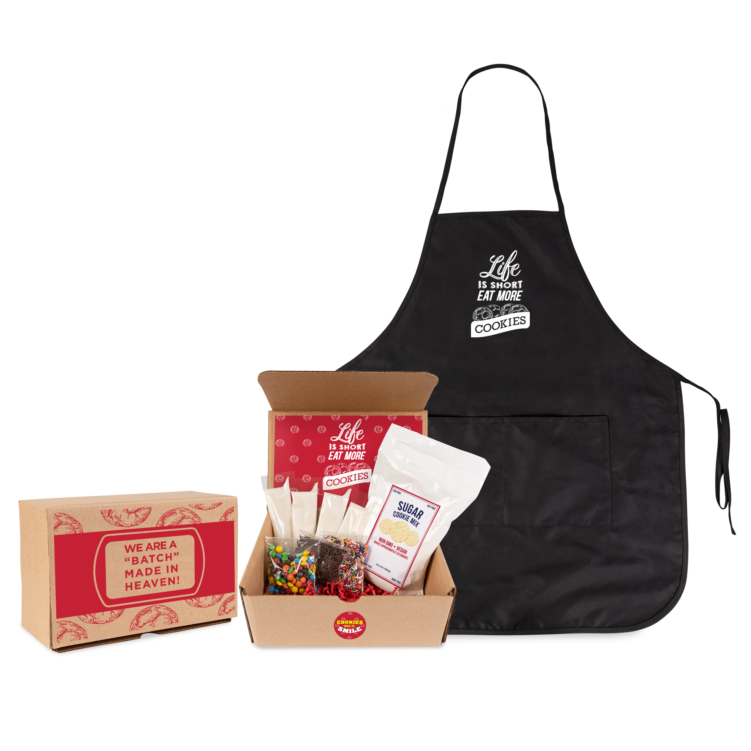 NC Custom Cookie Decorating Kit with Apron — official supplier photograph
